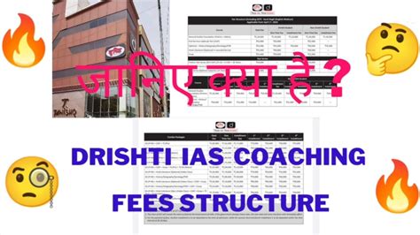 drishti ias academy fees structure.